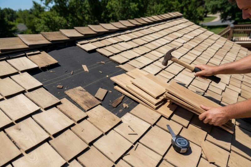 Wood Shake Roof Repair in Bealeton, VA
