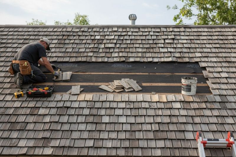 Wood Shake Roof Repair in Brandy Station, VA