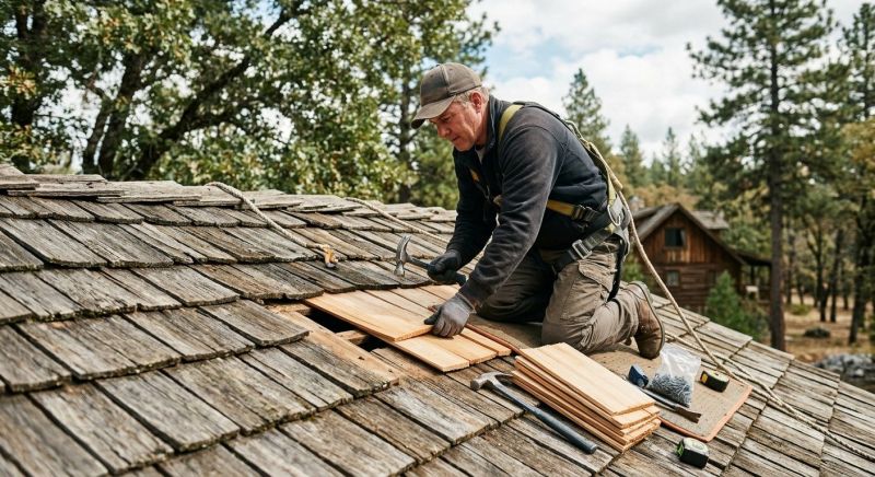 Wood Shake Roof Repair in Rappahannock County, VA