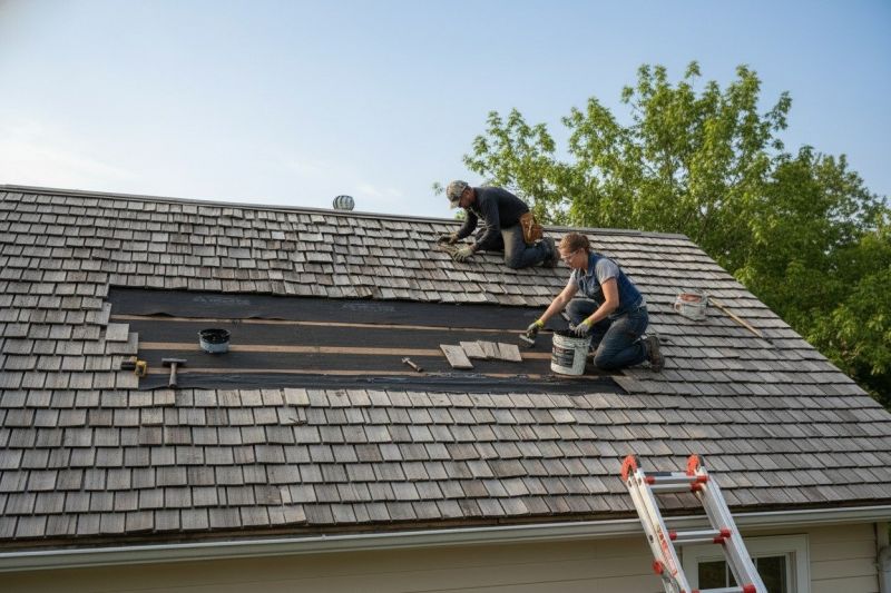 Wood Shake Roof Repair in Shenandoah, VA