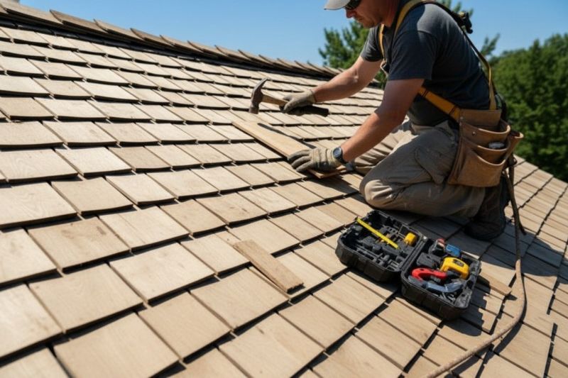Wood Shake Roof Repair in Woodville, VA