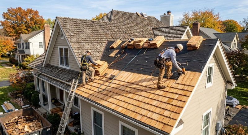 Wood Shake Roof Replacement in Rappahannock County, VA