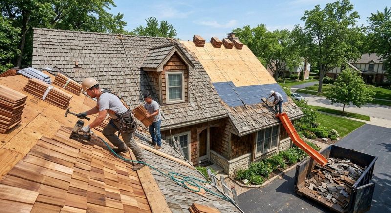 Wood Shake Roof Replacement in Rappahannock County, VA
