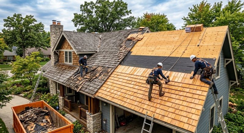 Wood Shake Roof Replacement in Luray, VA